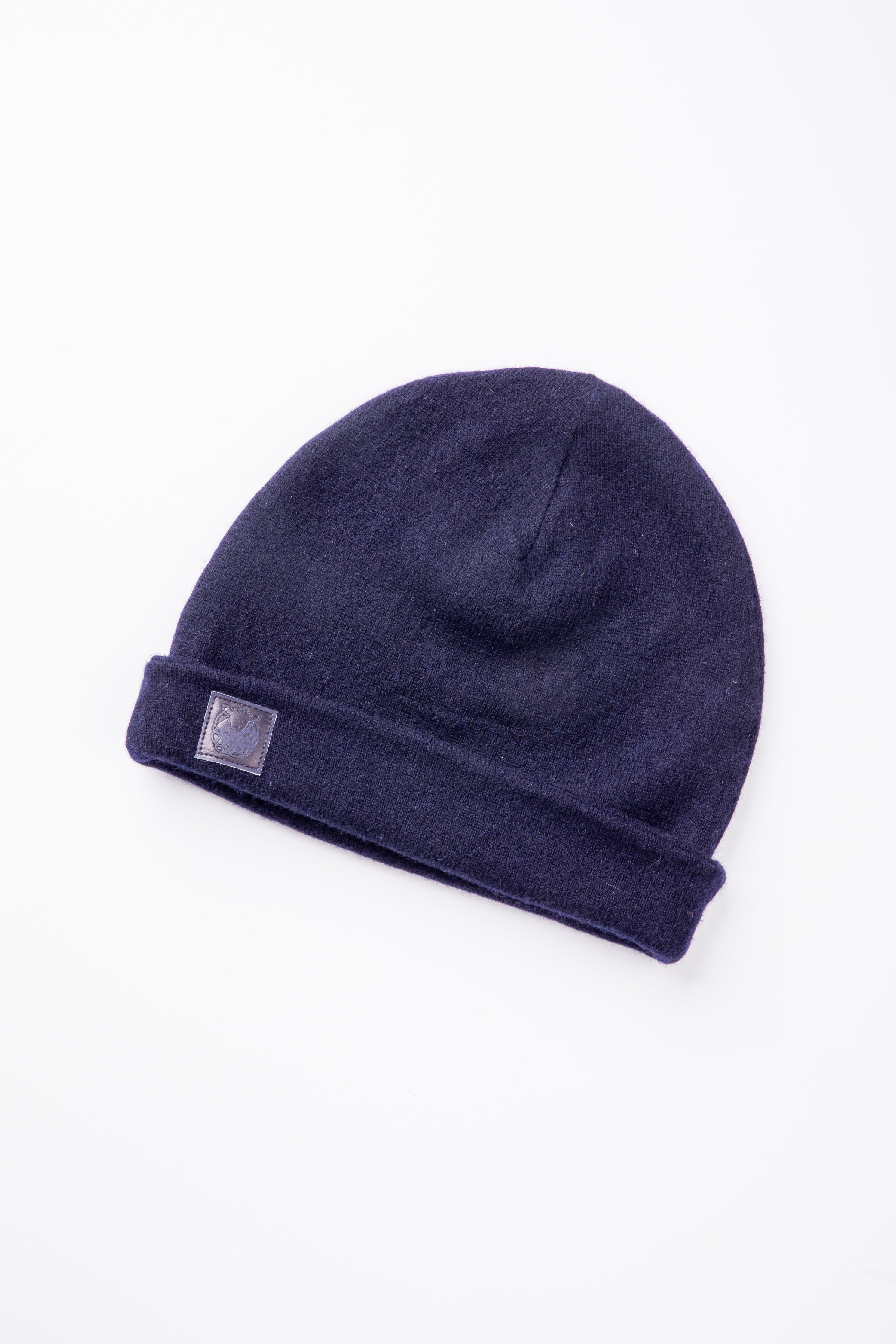 Navy Blue - Reversible Cashmere Beanie – B.B. Sheep